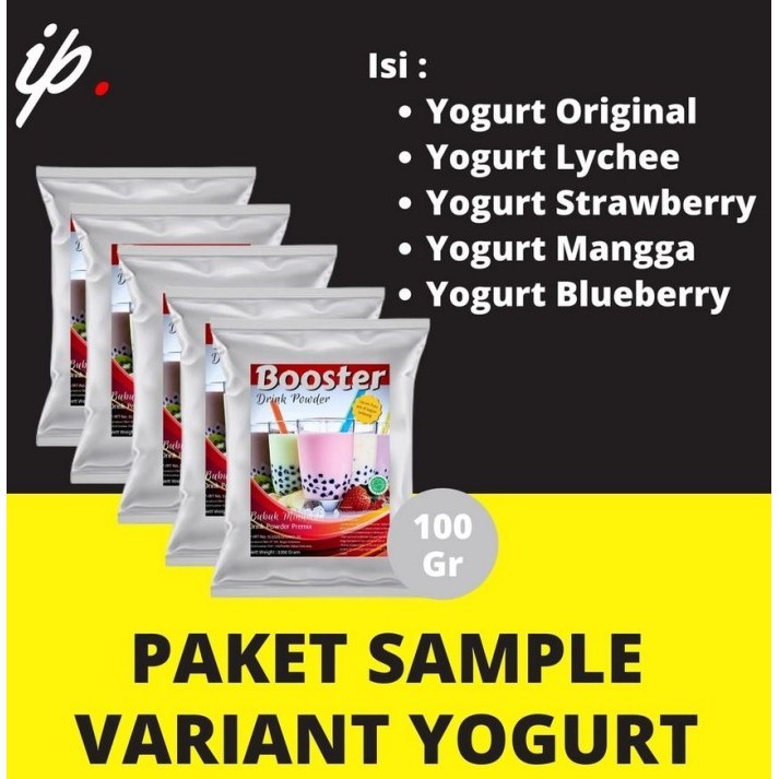 

[Ready] PAKET TESTER / SAMPLE Best 5 Varian YOGURT , Harga 1 Paket isi 5 rasa