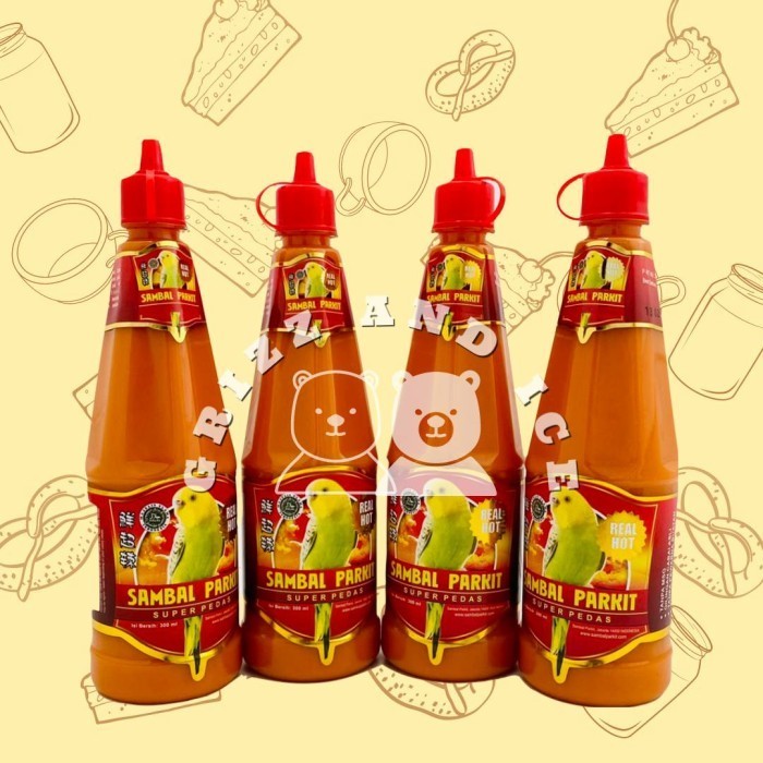 

New Promo- Sambal Pedas Parkit / Sambel Pedes Parkit Original 300 ml (Halal)