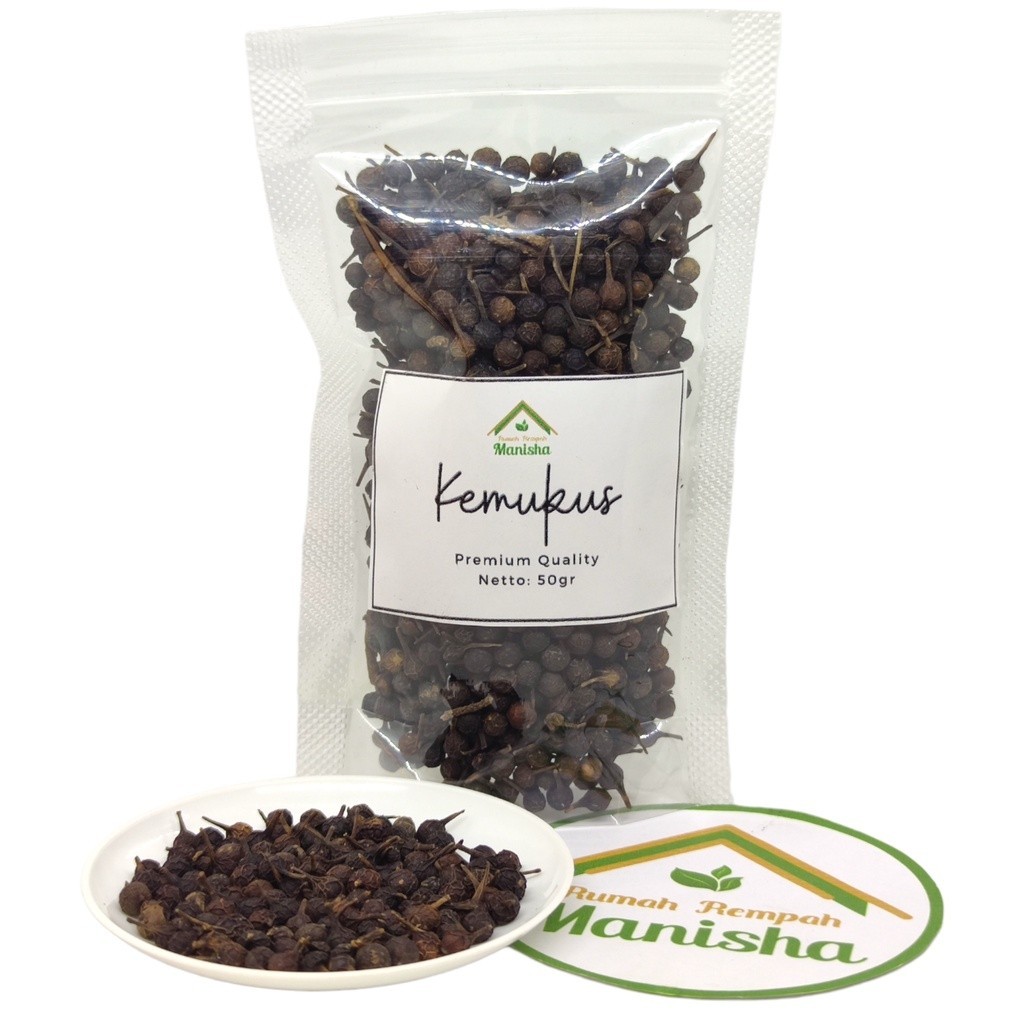 

Biji Kemukus Kering 50gr Premium Grade - Buah Kemukus Kering - Rinu Piper Cubeba - Lada Jawa super