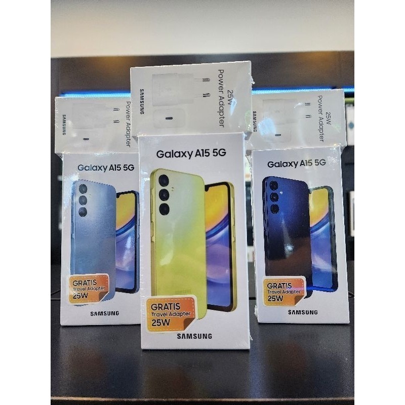 Samsung galaxy A15 5g dan 4g Ram 8/256 garansi resmi samsung 1 Tahun