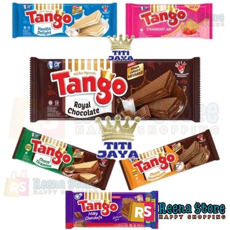 

TANGO WAFER 120 GR VANILA COKLAT CHOCO - Reena Store