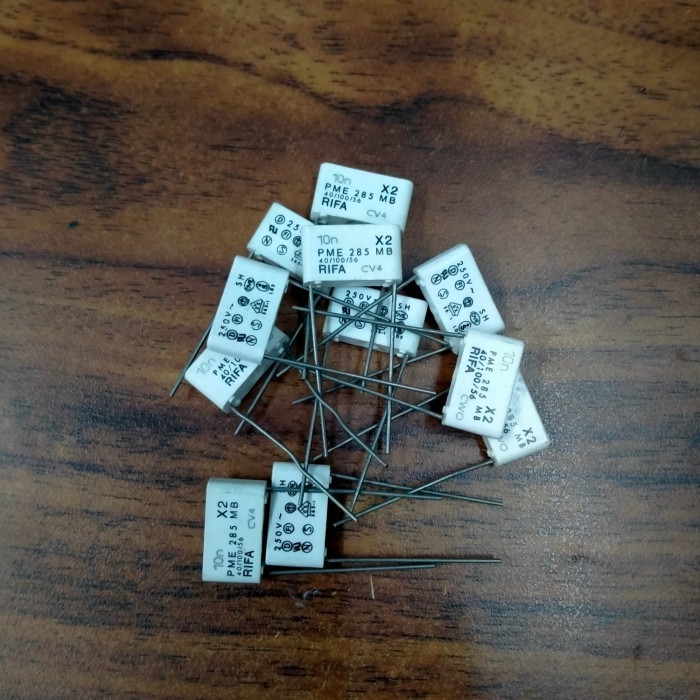 kapasitor 10nf 250v~ Rifa putih -MU14