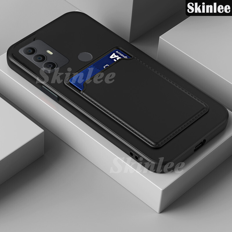 For Sharp Aquos V6 Wallet Phone Csae Liquid Silicone Protection Soft Shell Silicone Sharp Aquos V6 B