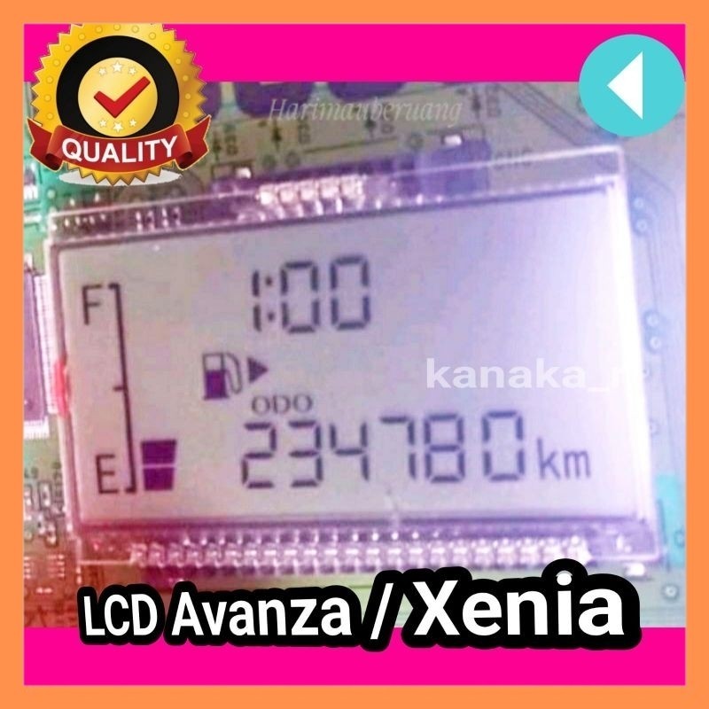 LCD AVANZA LCD XENIA Panel LCD Digital Toyota Avanza Daihatsu Kondisi Baru