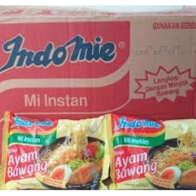 

Indomie Kuah Mie Instant Ayam Bawang 1 Karton/1 Dus isi 40 Pcs Harga Grosir & Eceran