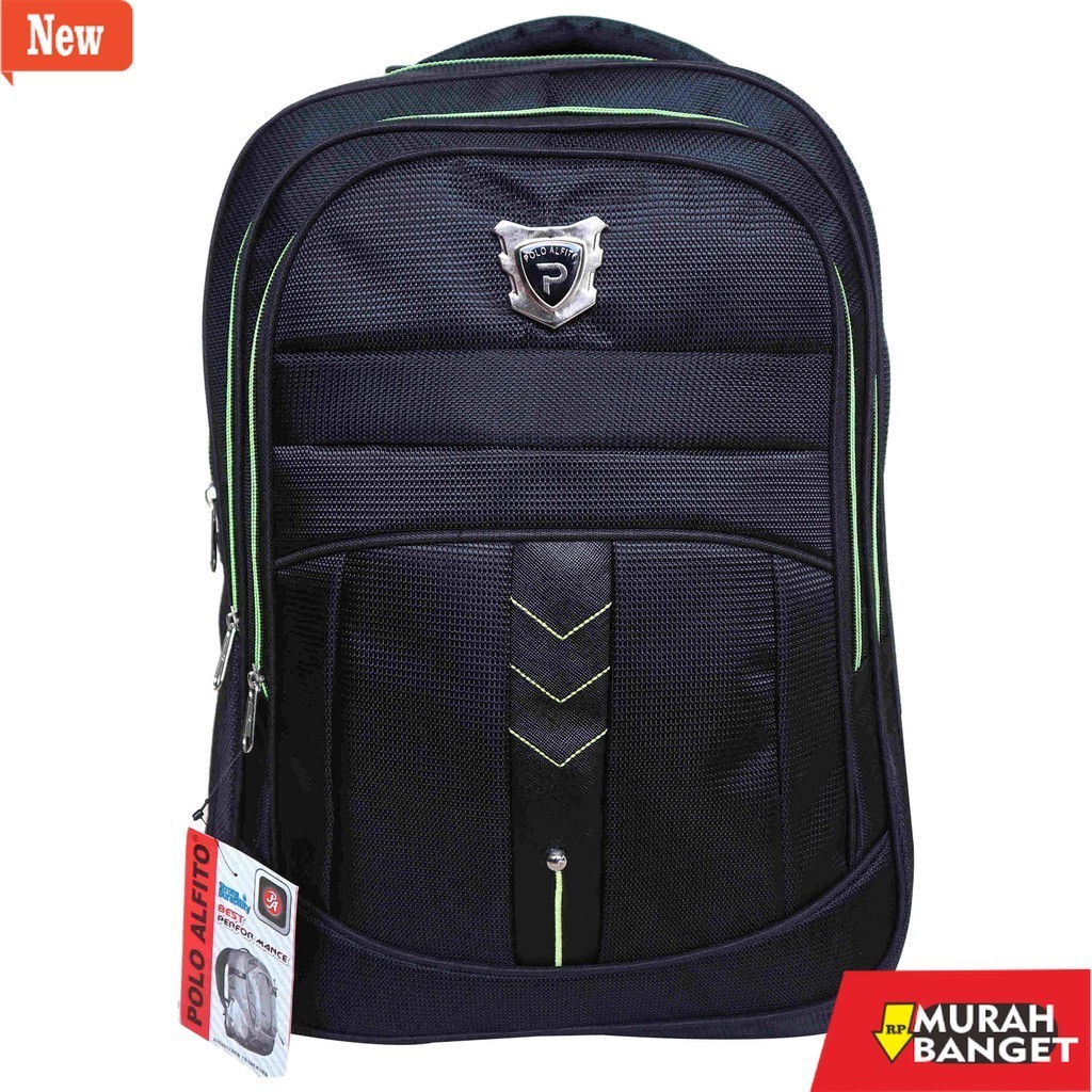 Tas Ransel Pria Kekinian Tas Ransel Laptop Polo Alfito Besar Backpack Original Kerja Sekolah Kuat El