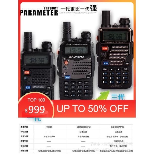 Promo - Ht Handy Talky UV 5RE plus lebih bagus dari UV5R UV 5R UV 5 R UV 5RA