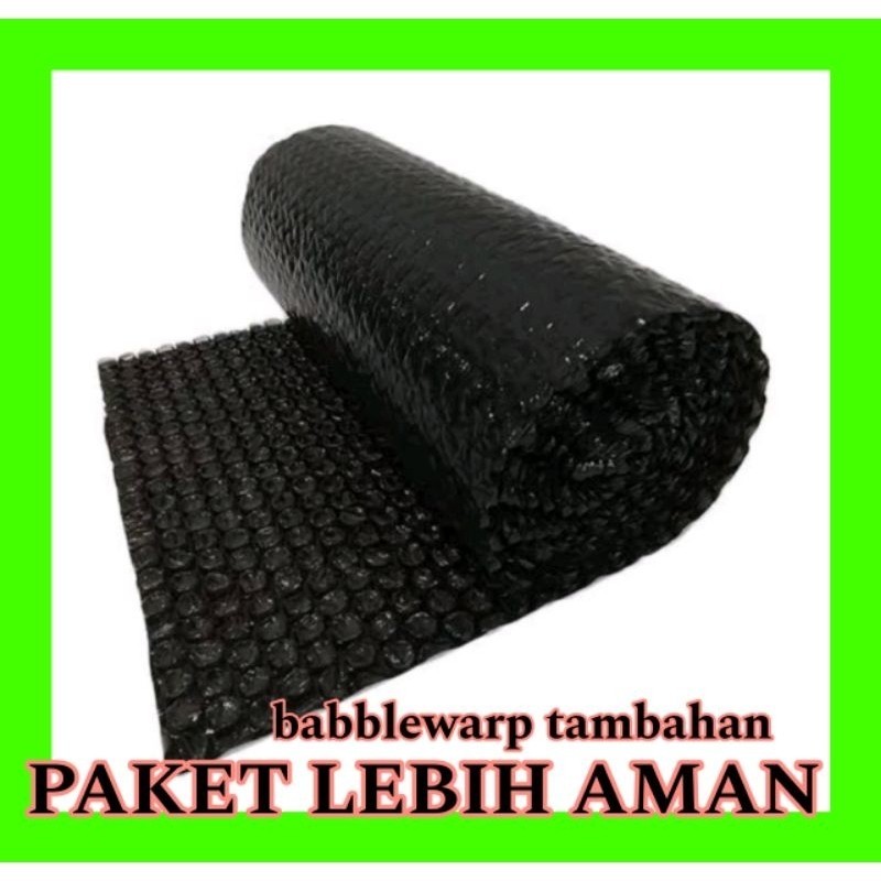 

bubble warp tambahan paking paket aman