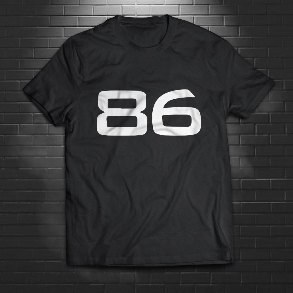KAWKAWSPEEDSHOP Baju kaos Polisi 86 / polis / police / kaos tongkrongan cowok cewek / dewasa / anak