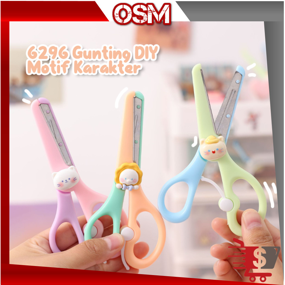 

OSM - 6296 Gunting Kecil Boneka Lucu / Gunting DIY Motif Karakter / Gunting Lucu Alat Sekolah Anak