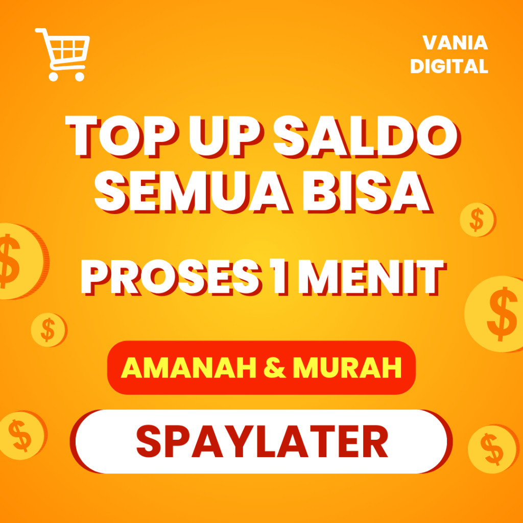 

TOP UP SALDO SEMUA BISA - SPL Proses Cepat Terlaris