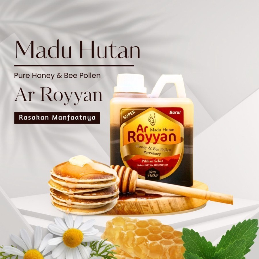 

madu ar royyan madu manis multiflora 500 gram I Nirmala Shop herbal