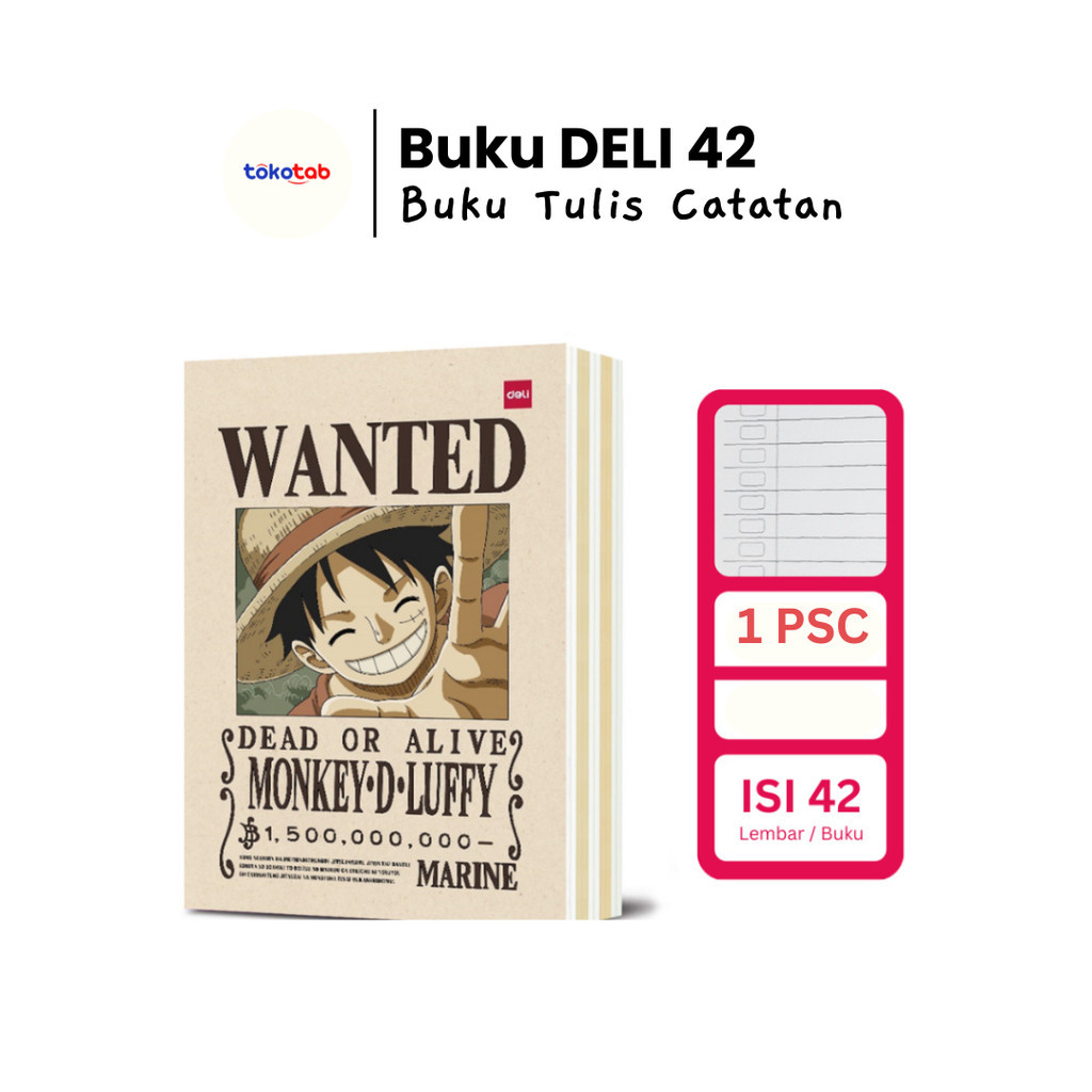 

Tokotab - DELI 2024 Buku Tulis Boxy Sekolah 42 Lembar