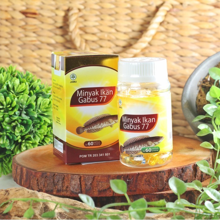 Kapsul Ikan Gabus / Kapsul Minyak Ikan Gabus 77 / Kapsul ikan kutuk