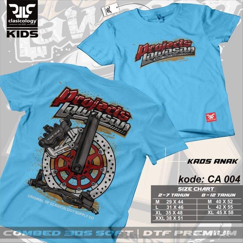 kaos herex anak kaos gl100 anak kaos cb anak kaos distro anak CLASICOLOGY CA 004