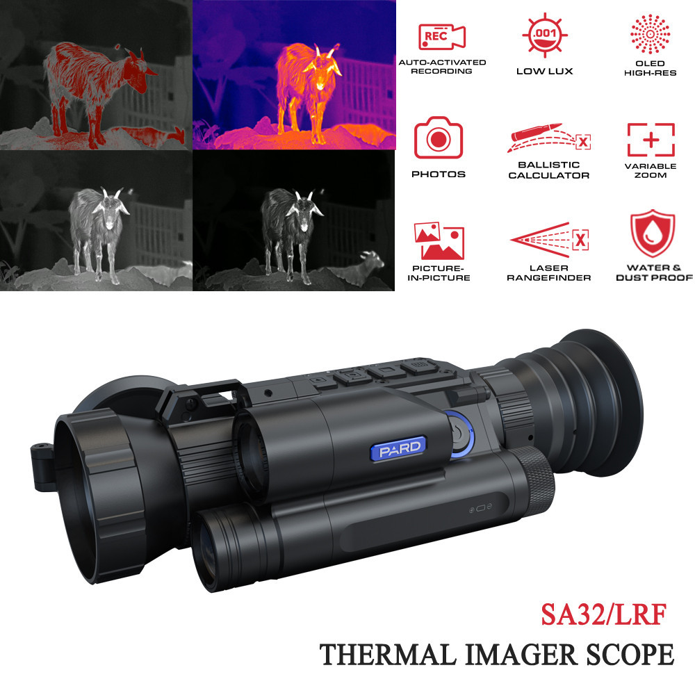 

PARD SA32 Thermal Imaging Scope Ballistic Calculator Rangefinder Optic Hunting Night Vision Monocular 384*288 NETD 25mk