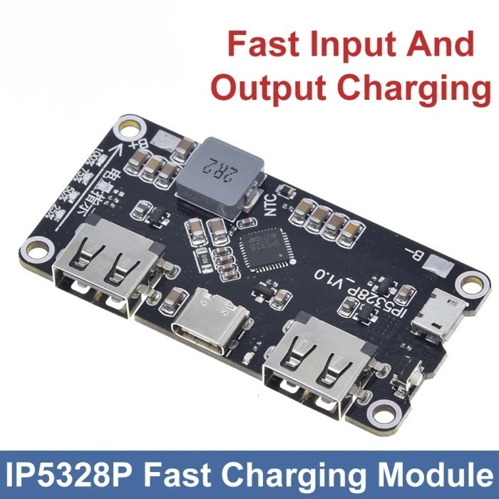 IP5328P Module Powerbank Quick Charge 2 USB
Fast Charging Qualcomm QC3