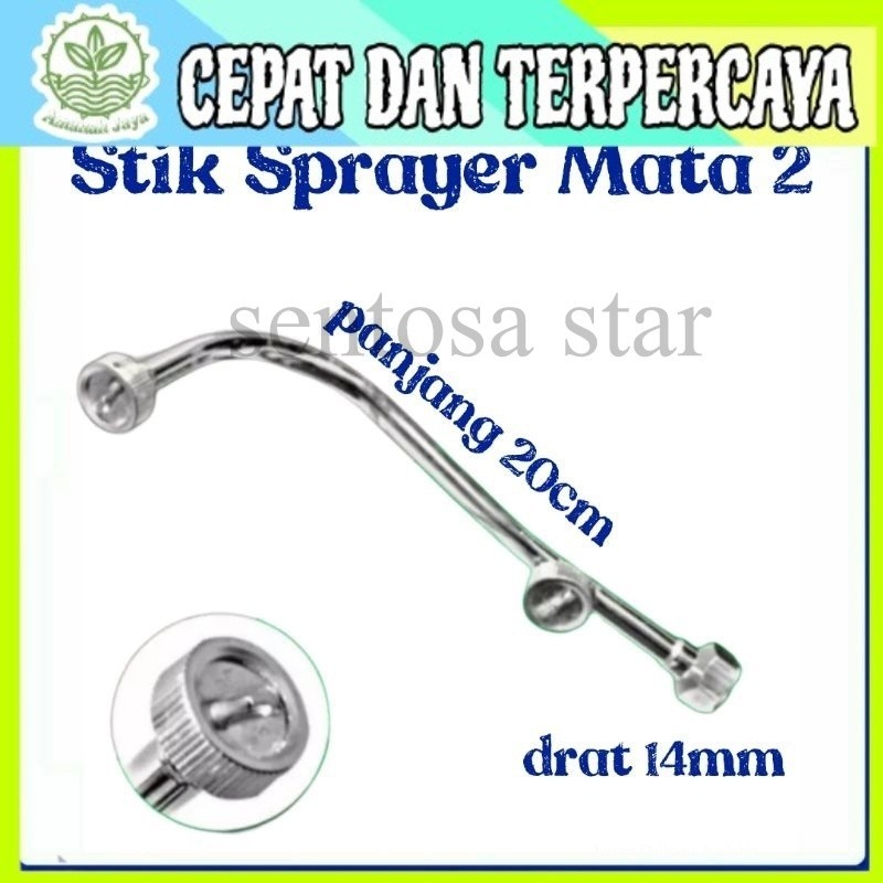 STIK SPRAYER MATA 2/ STIK SPRAYER KABUT PLD MATA 2 ANTI KARAT/ STIK SPRAYER MATA 2/ NOSEL SPRAYER KA