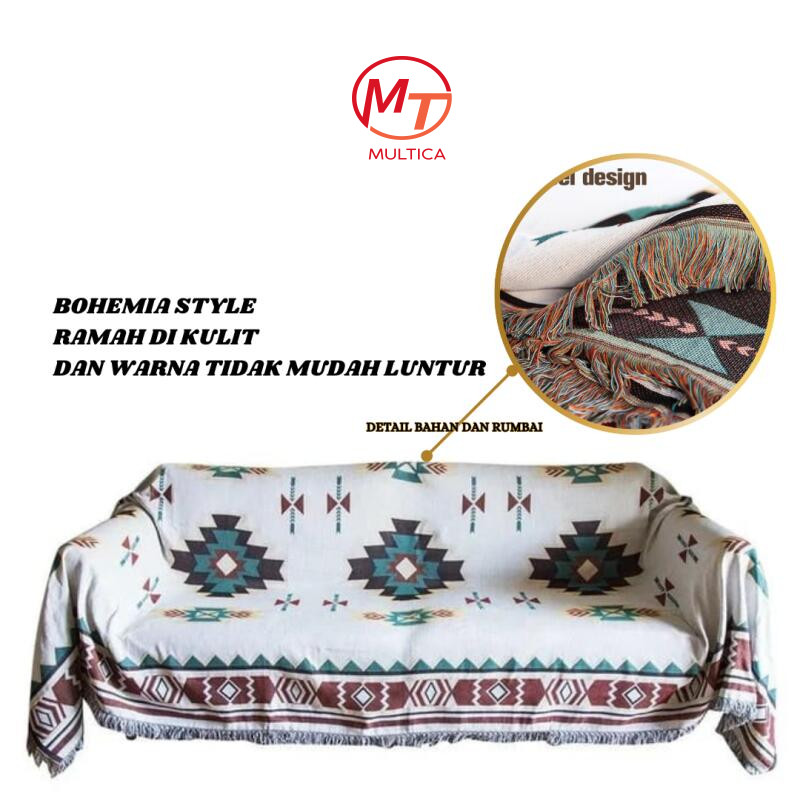 Multica Home Official Selimut Sofa Sarung Sofa sudut Sarung Pelindung Selimut Sofa 1 2 3 4 Seater