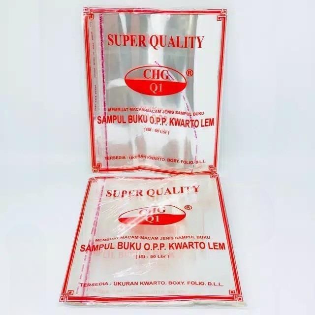 

RINEFE (SB01) Kertas Sampul Buku Plastik Bening Dan Coklat Tebal Ukuran Kwarto Boxy LKS Sekolah Isi