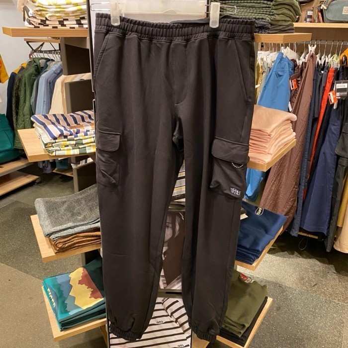 EIGER CELANA CARGO X-RUNPOINT LONG CARGO SWEATPANT - BLACK