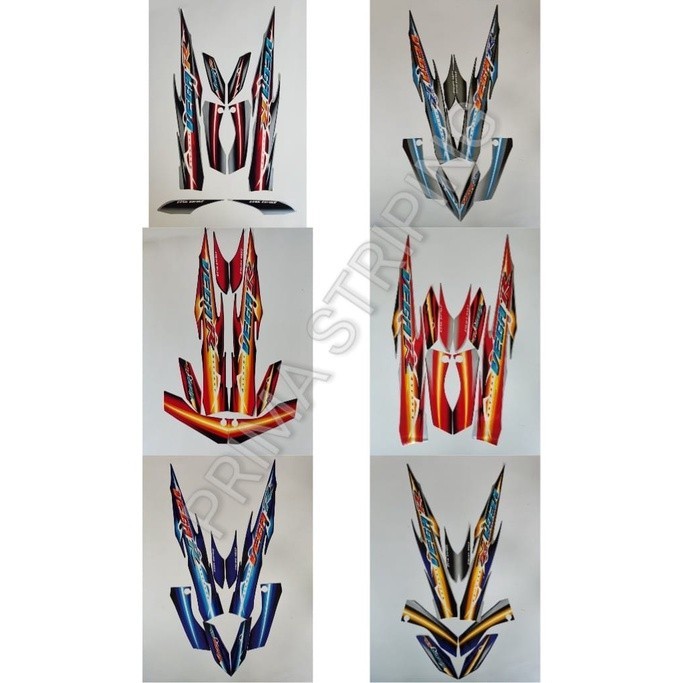STRIPING STIKER MOTOR VEGA R 2007