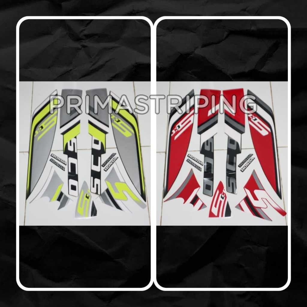 STRIPING STIKER MOTOR SCOOPY 2023