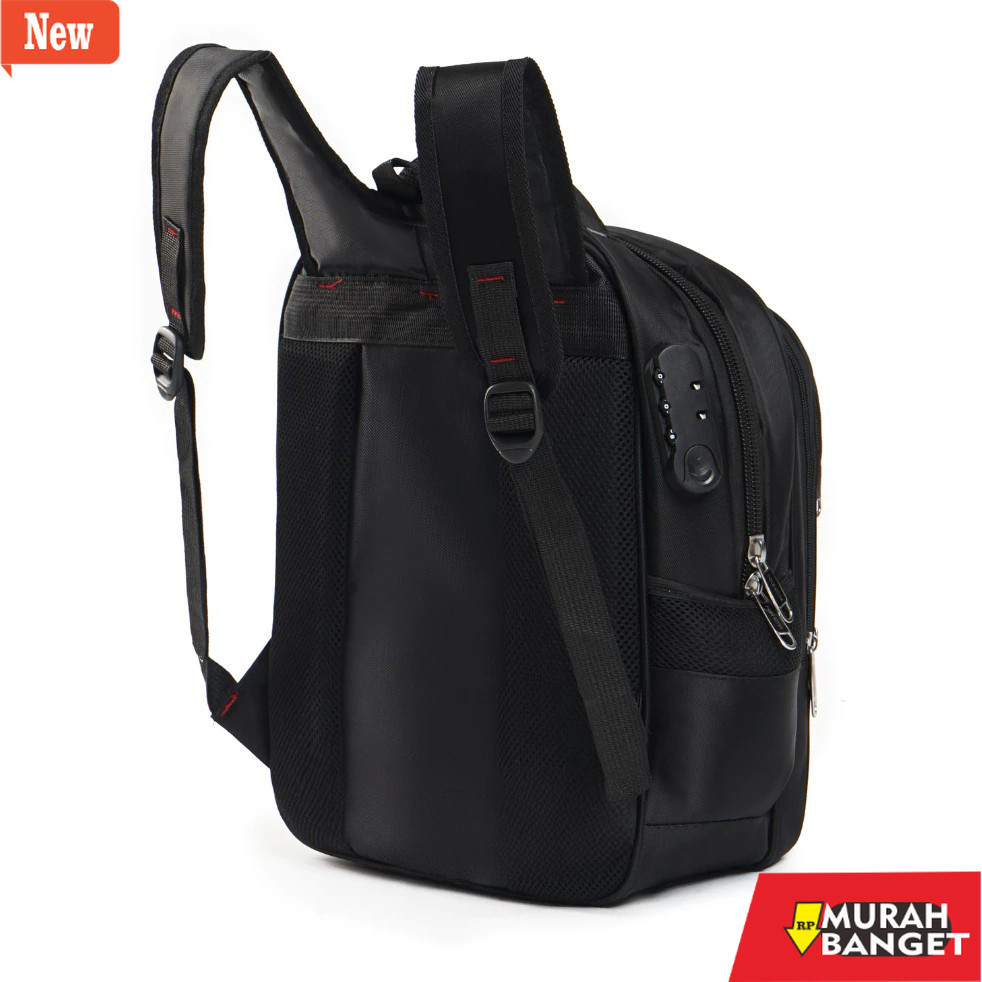 tas ransel wanita shopee Polo GIVES 15 In Tas Ransel Kerja Tas sekolah Kunci Usb Port POLO Import