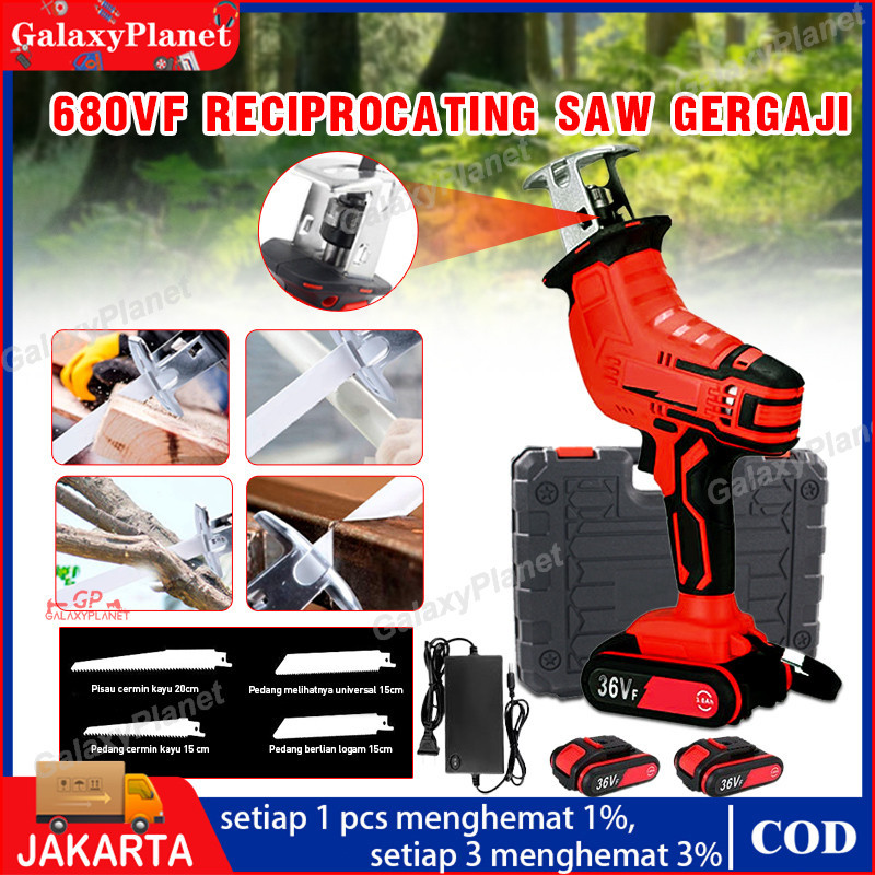 Gergaji Rantai Chainsaw Gergaji Elektrik Mini Portable Genggam Lithium Charger gergaji mesin