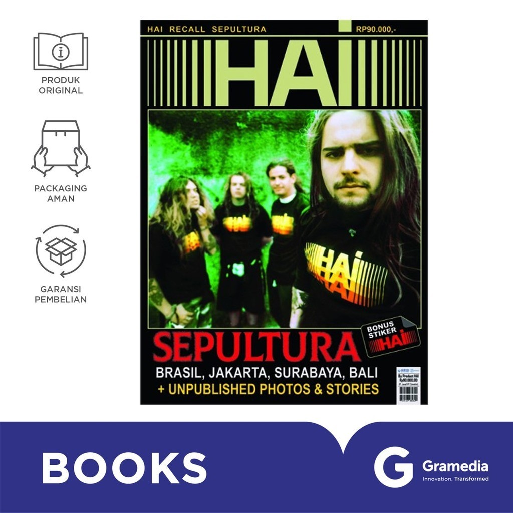Majalah Hai Recall Edisi Spesial Sepultura