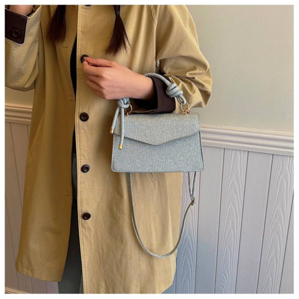 WOOMII Tas Wanita Selempang Kulit Model 9190 - Sling Bag, Cross Body Bag, Hand Bag, Kelly Bag