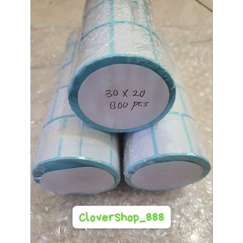 

Label Thermal Barcode 30x20mm 800 1 Line / KERTAS STIKER / LABEL THERMAL 30X20MM