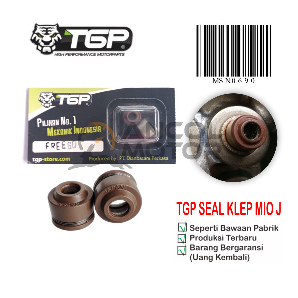 TGP Seal Klep Sil Seals Mio J FreeGo Karet Ganjel Motor Matic Satuan
