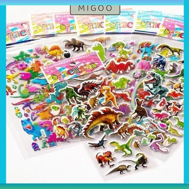 

MiGoo Stiker Timbul Random Stiker Anak 3D Stiker Karakter Stiker Anak Stiker Mainan Anak Perempuan Stiker Mainan Anak Laki-Laki Stiker Tempel