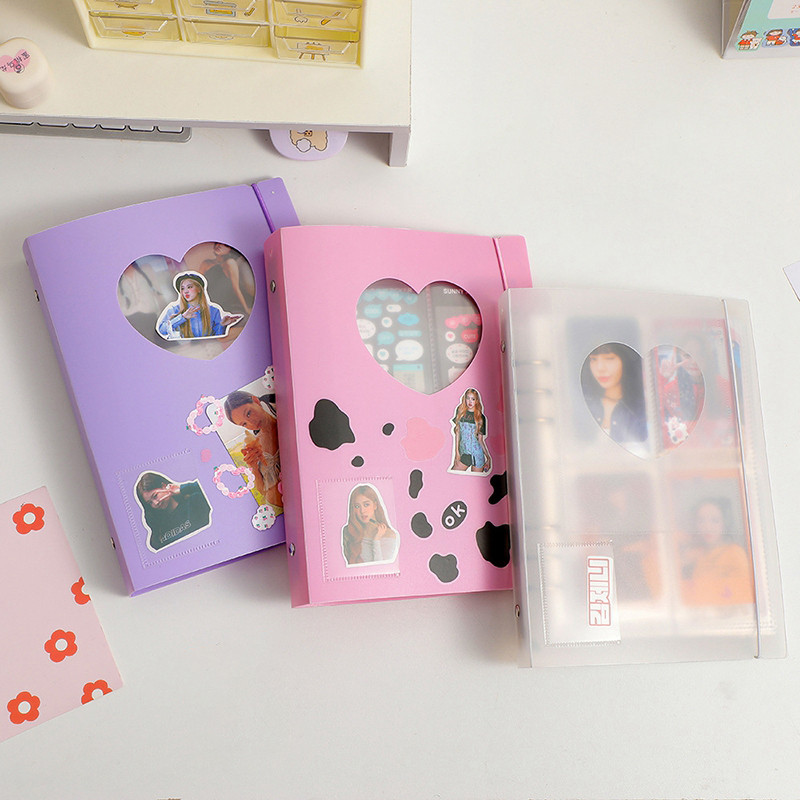 

Kpop Photocard Binder Idol Card Sleeves Photo Cards Holder Cards Storage Book Photocards Organizer Home Decor School Stationary