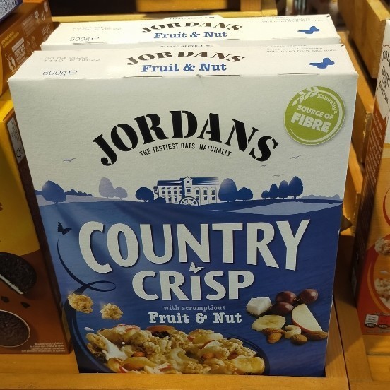 

jordans country crisp fruit nut cereal sereal 500gr