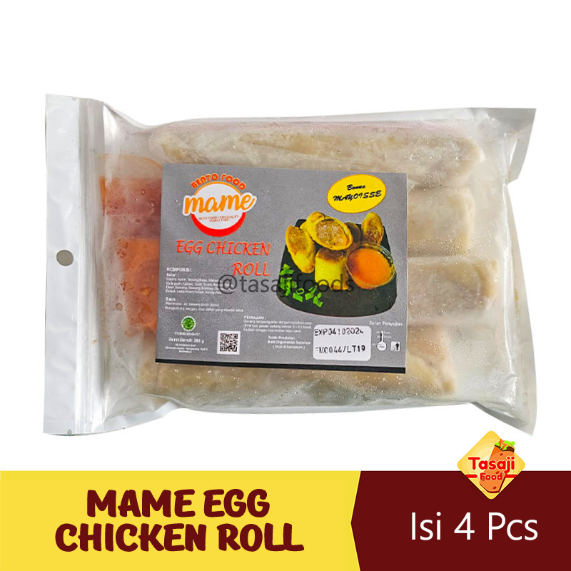 

Mame Egg Chicken Roll isi 4 Lonjor - Bento Frozen