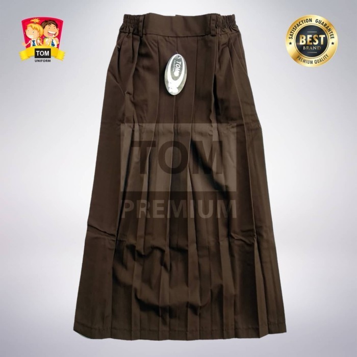 

⭐KUALITAS TERBAIK⭐ Seragam TOM Rok Rempel Panjang Pramuka Coklat No M Murah