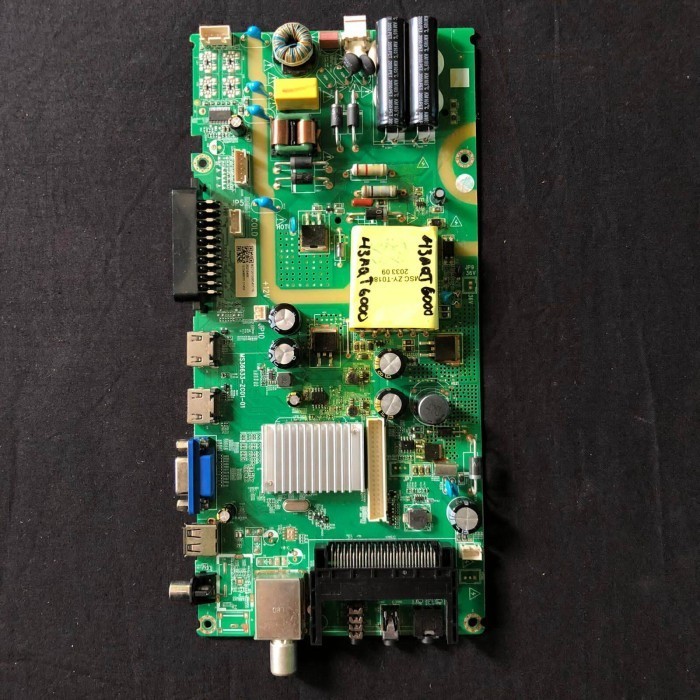 MB mainboard motherboard mesin tv LED SANYO AQUA 43AQT6000 - LE43AQT6000 - 43AQT6000T