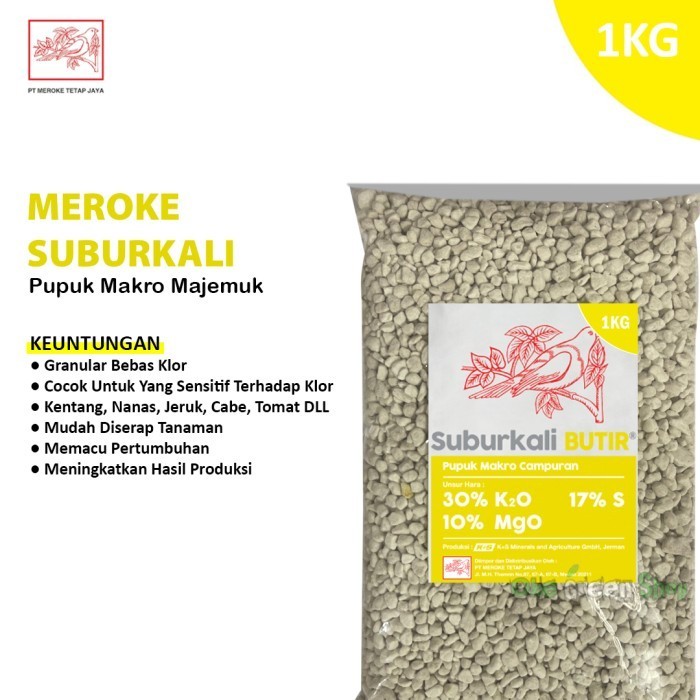 1KG - Pupuk Meroke Suburkali Butir Pupuk Makro Campuran Original
