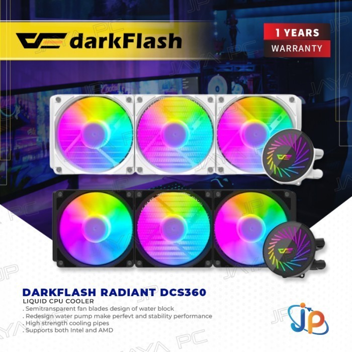 darkFlash Radiant DCS360 ARGB - Liquid CPU Cooler Fan 360mm