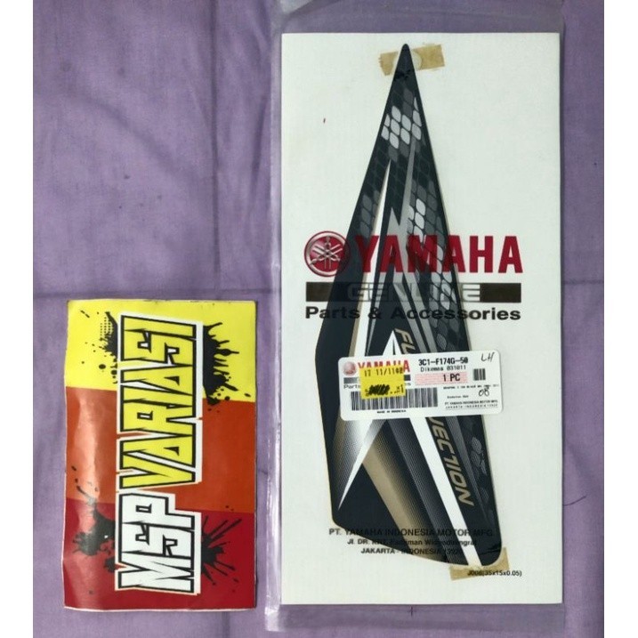 Striping Motor Yamaha Vixion Old 2008 Hitam Original Ori asli Yamaha Genuine Part