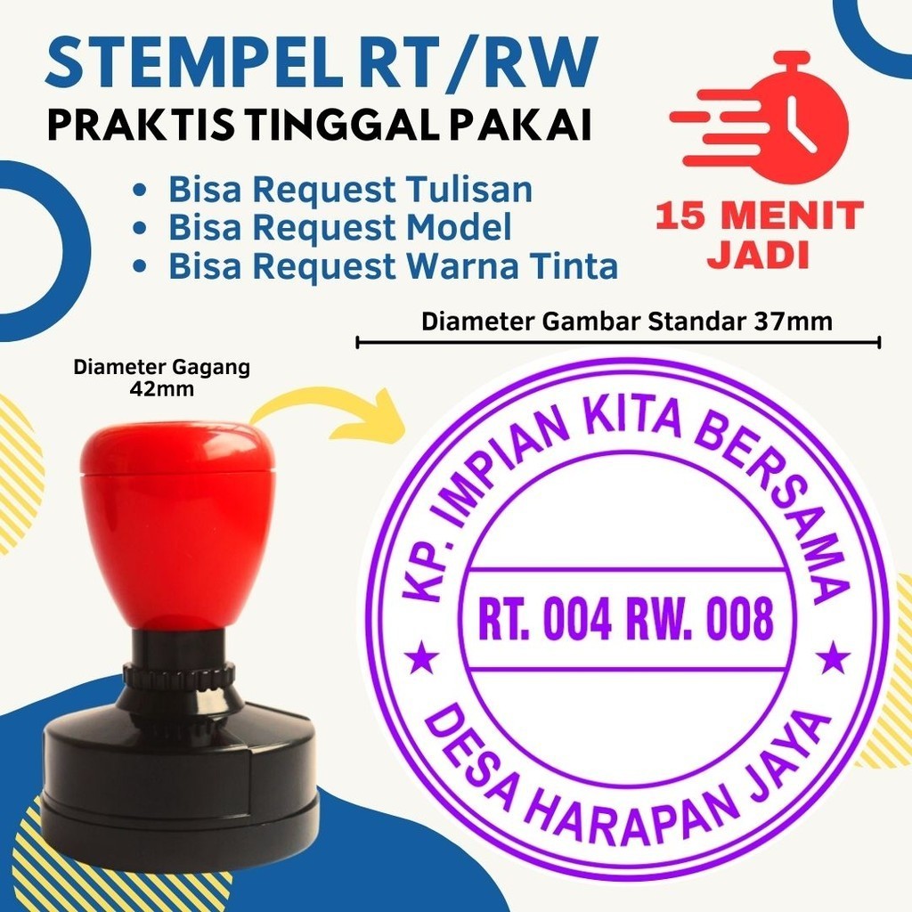 

[COD] Stempel RT/RW yang Umum Digunakan