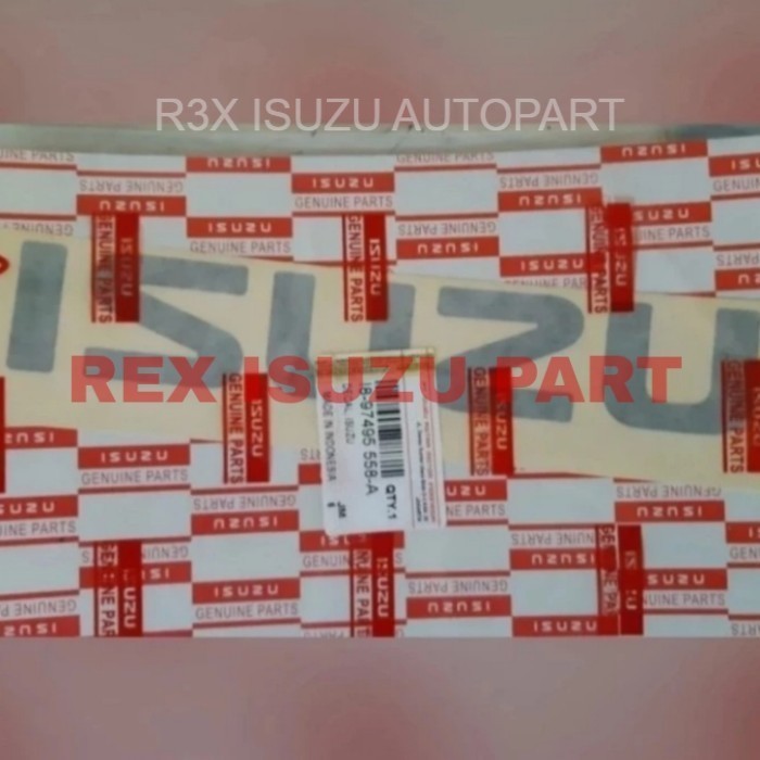 Decal stiker sticker bak tulisan Isuzu untuk TRAGA ORIGINAL