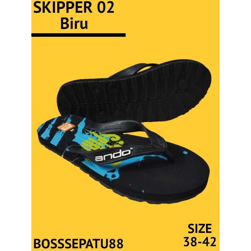 ANDO SKIPPER 02 Sandal Pria dewasa Ukuran  38-42