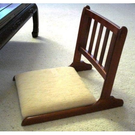 GFJ Kursi Makan Lesehan Jepang Kayu Jati Minimalis Kursi Tamu Lesehan Kursi Retro