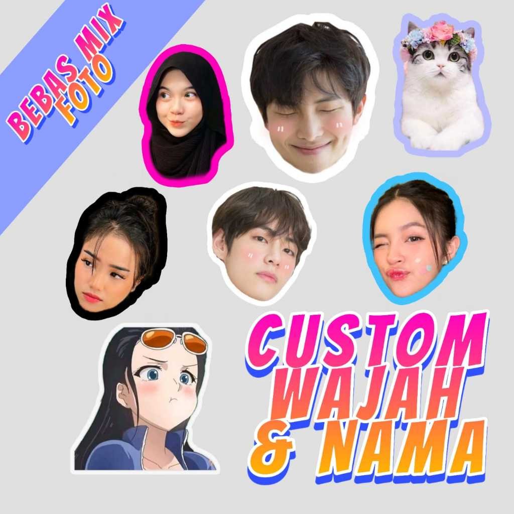 

STIKER CUSTOM FOTO WAJAH DAN TULISAN [BISA COD]