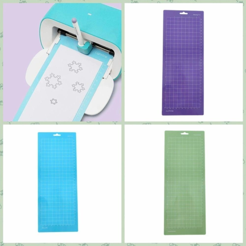 

PVC Engraving Machine Base Plate Non-slip Adhesive Cutting Mat Handwork Tool 4.5 X12 Inch Base Plate for Cricut Joy Machine