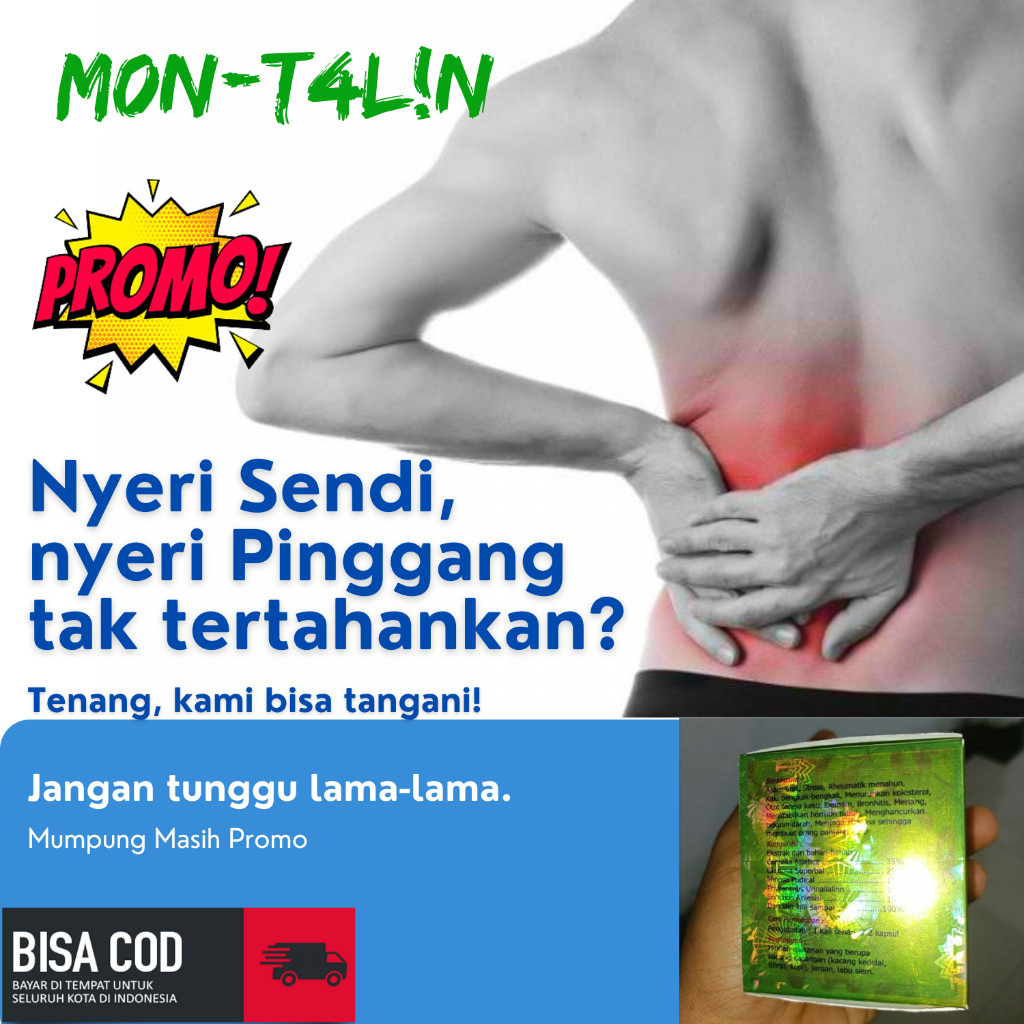 

Mumpung Masih Promo Bisa Cod Kapsul Pegel Linu Nyeri Sendi Asam Urat Pegal Linu Sakit Pinggang
