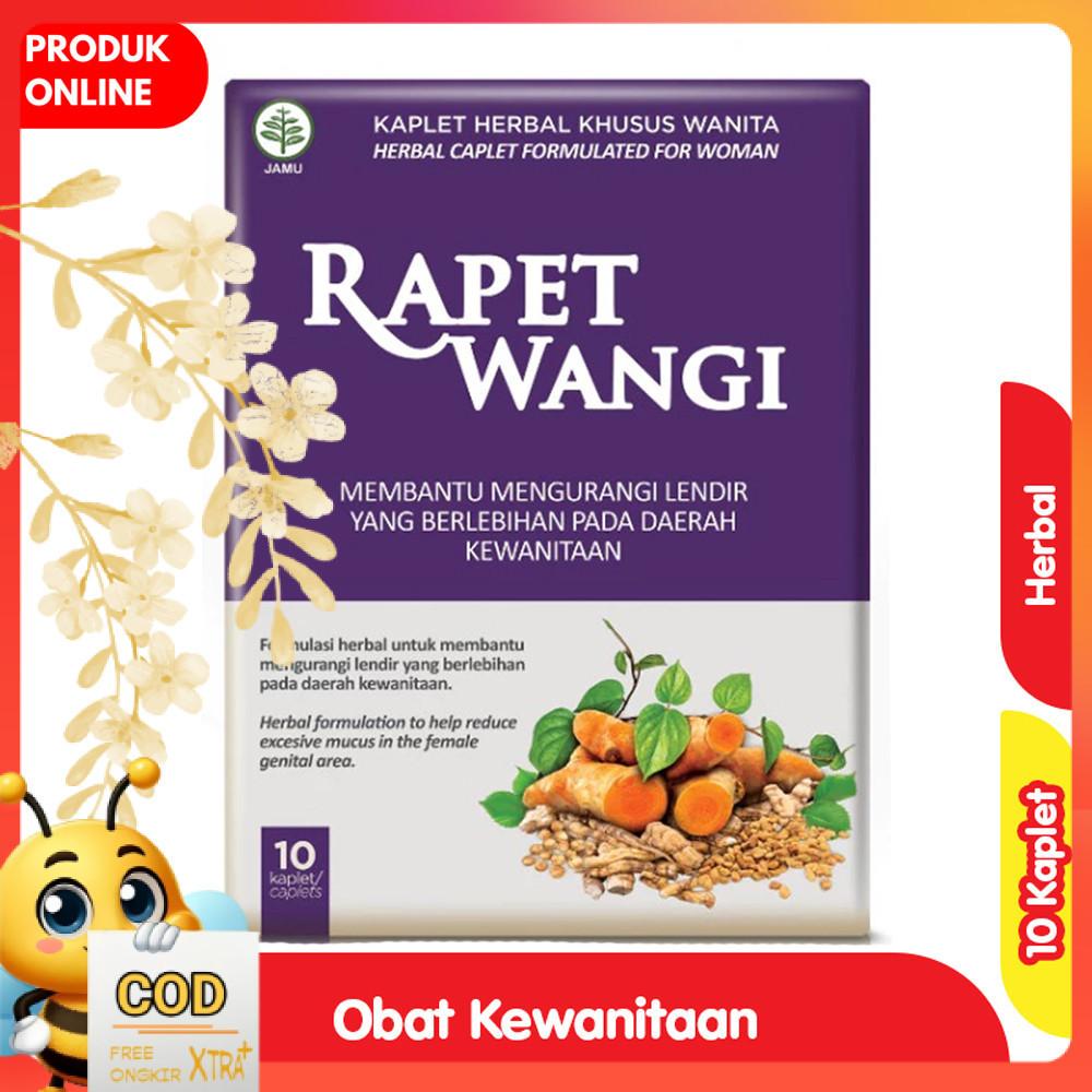 Rapet Wangi Obat Herbal Kewanitaan 10 Kaplet